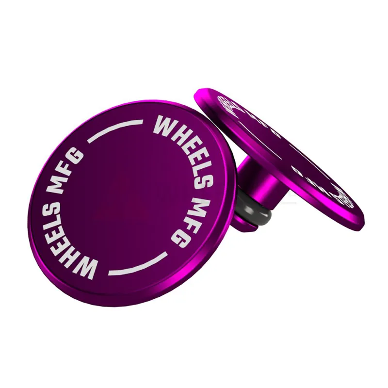 Wheels Manufacturing Purple Thru-Axle Caps - Purple