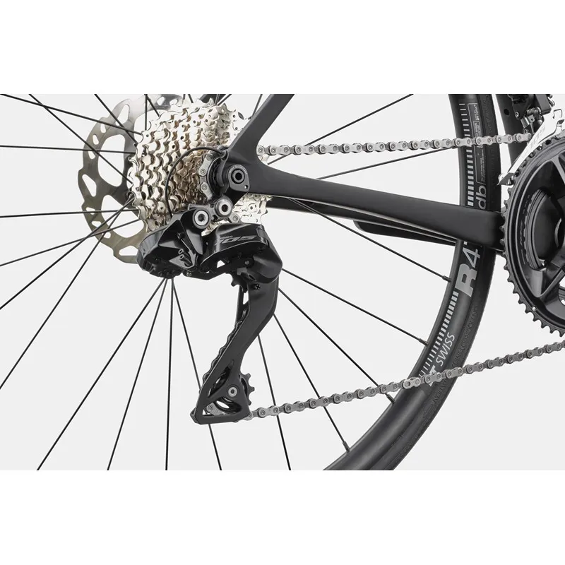 2023 Cannondale SuperSix Evo Carbon Disc 105 Di2 Road Bike - Matte Black-5