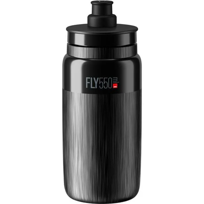 Elite Fly Tex 550ml Cycling Bottle - Black