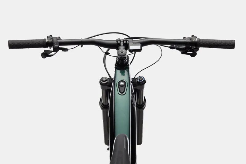 2021 Cannondale Trail Neo S 1 Electric Mountain Bike - Emerald Green-1