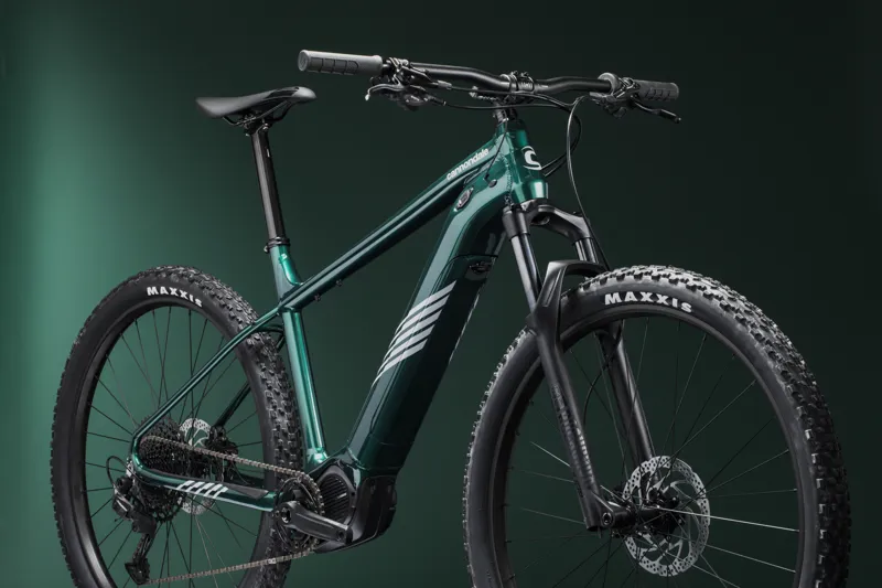 2021 Cannondale Trail Neo S 1 Electric Mountain Bike - Emerald Green-4