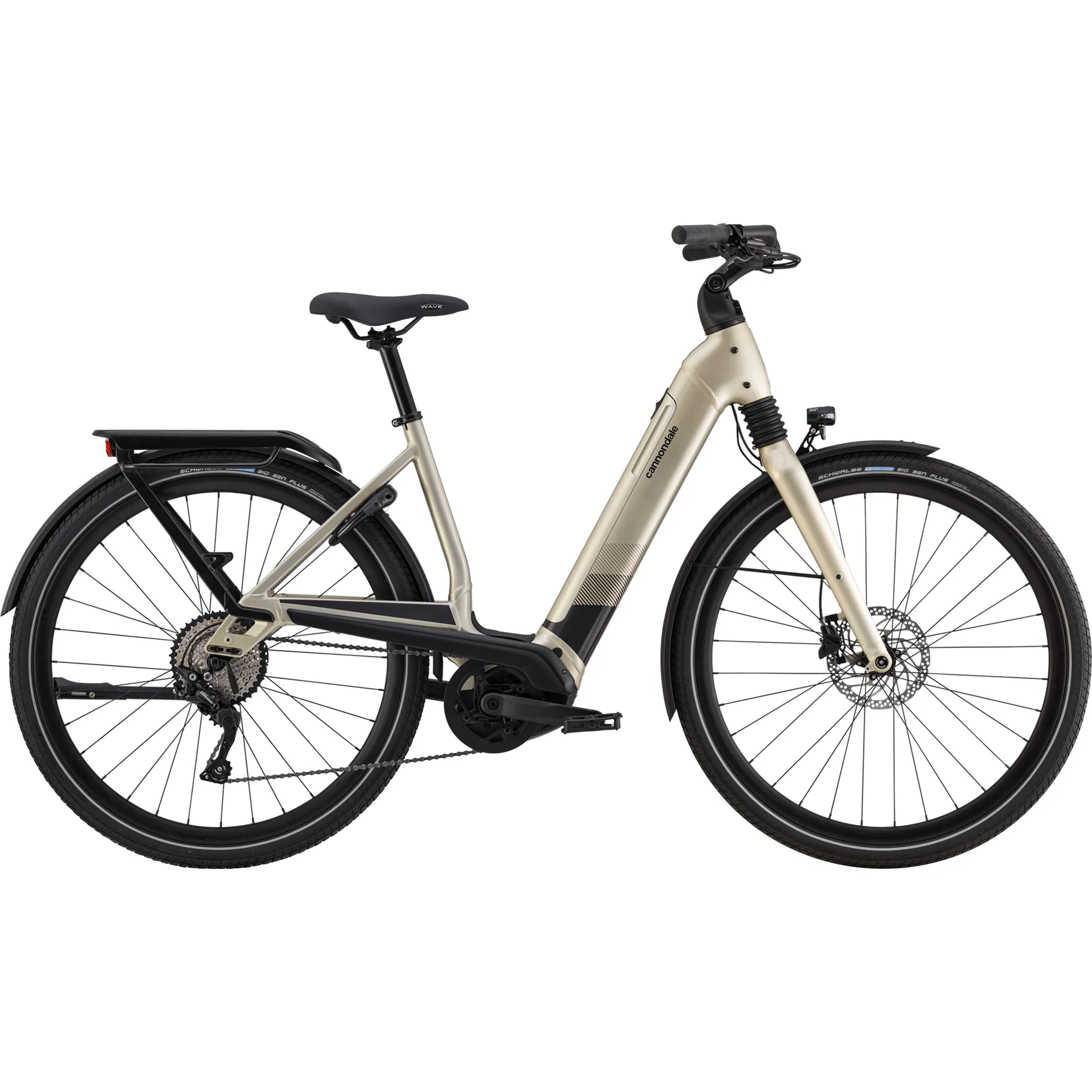 2021 Cannondale Mavaro Neo 3 Hybrid Electric Bike Champagne