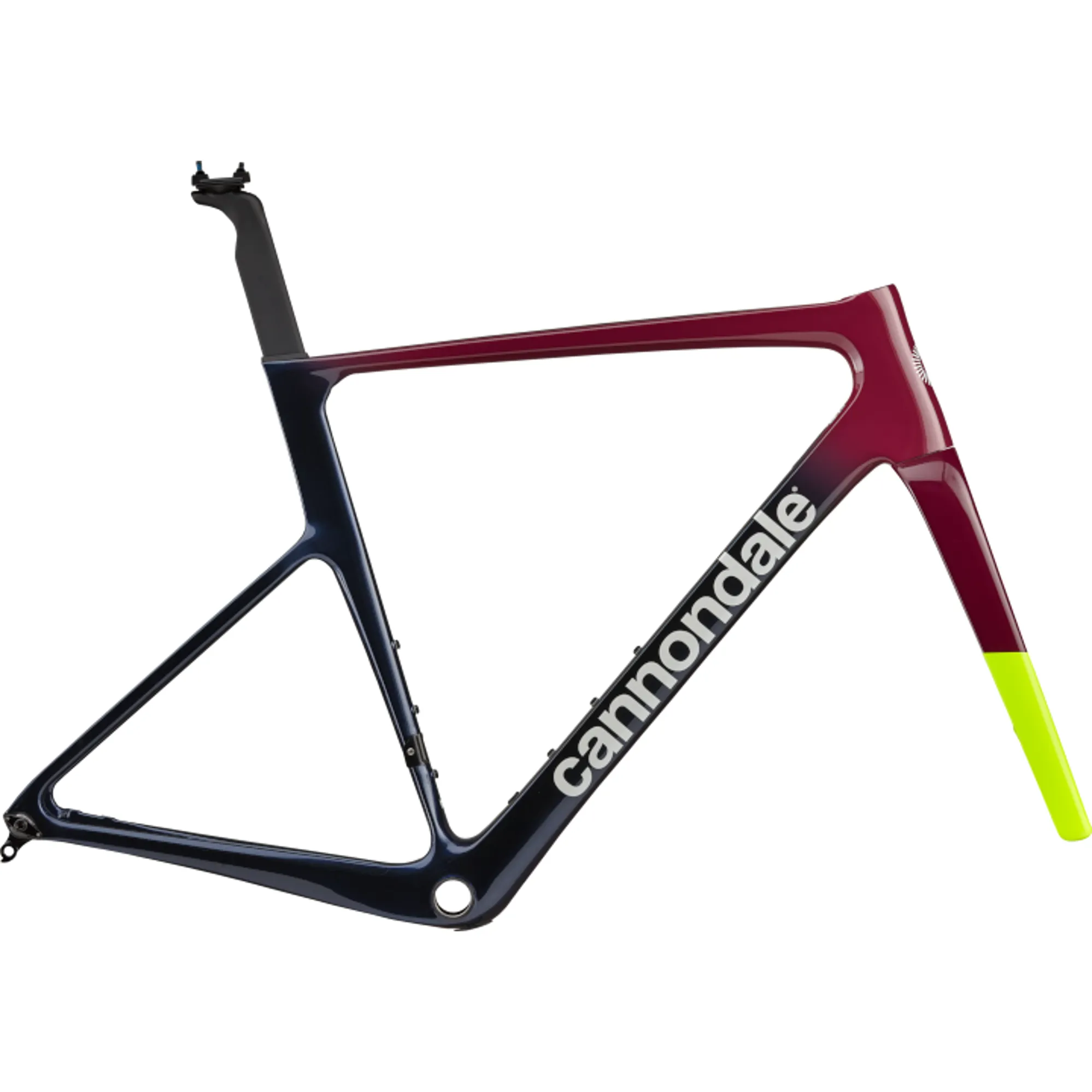 2024 Cannondale SuperSix Evo Hi Mod Road Bike Frameset Black Cherry