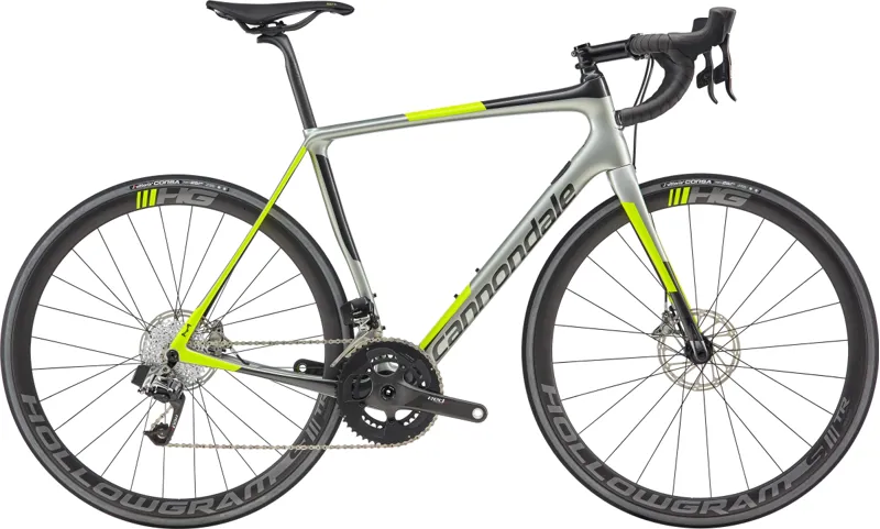 2019 Cannondale Synapse Hi Mod Disc Red eTap Road Bike Sage Gre