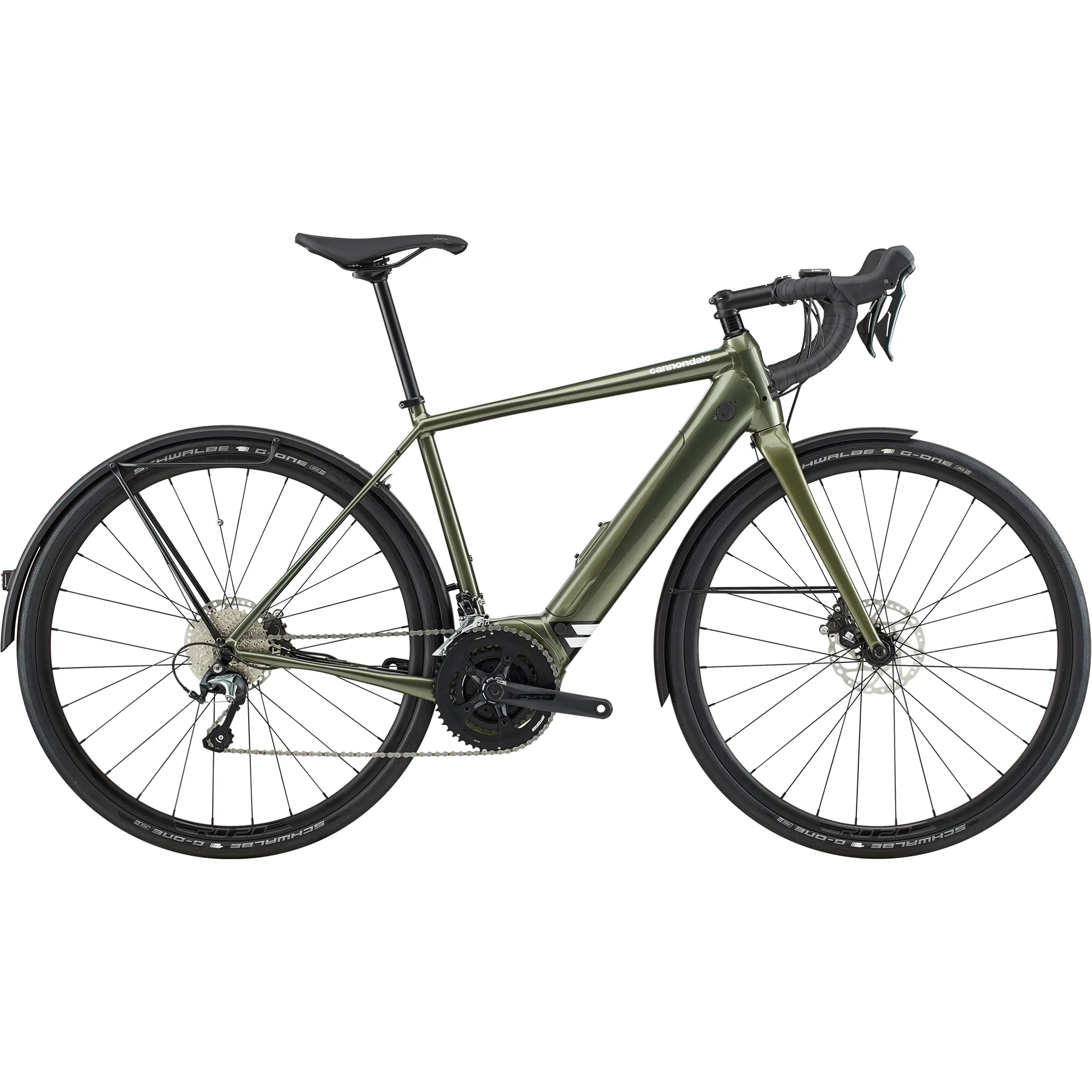 2020 Cannondale Synapse Neo EQ Electric Road Bike Mantis Green