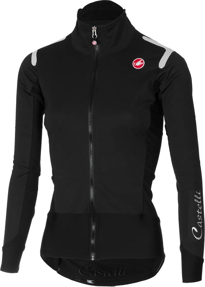 Castelli Alpha Ros Womens Light Jacket - Light Black