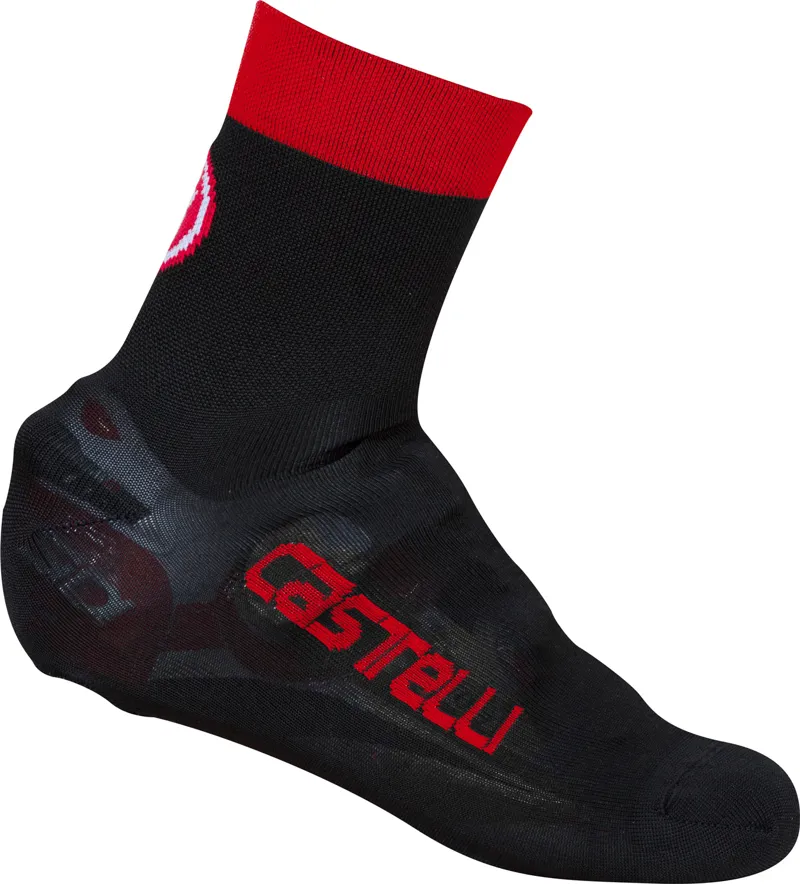 Castelli Belgian Bootie 5 Overshoe - Black/Red