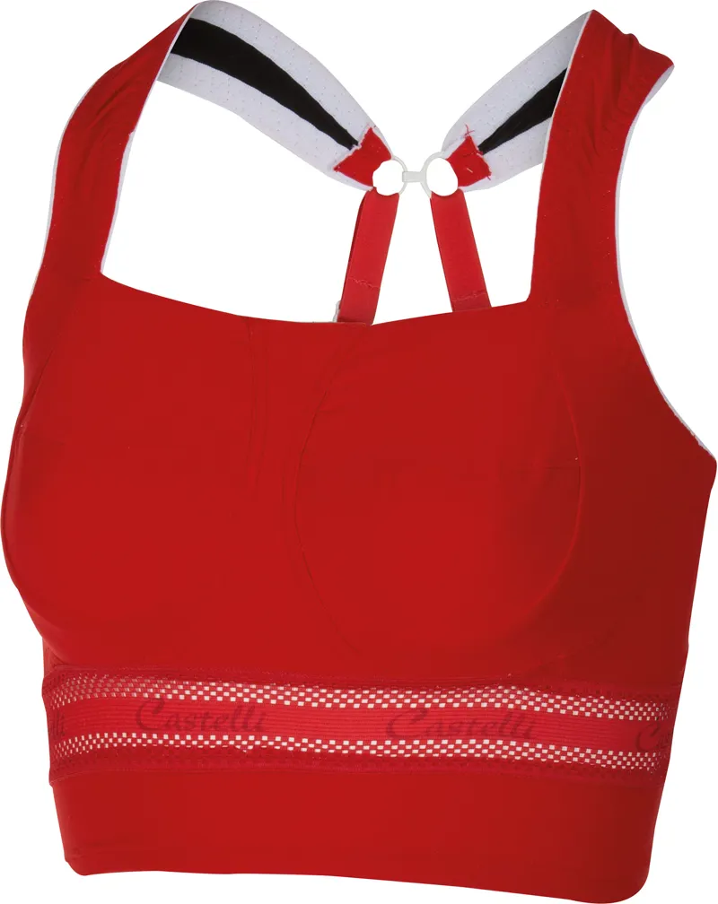 Castelli Bellissima Womens Cycling Bra Red