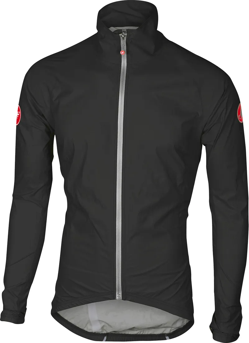 Castelli Emergency Mens Rain Jacket - Black - Size Small