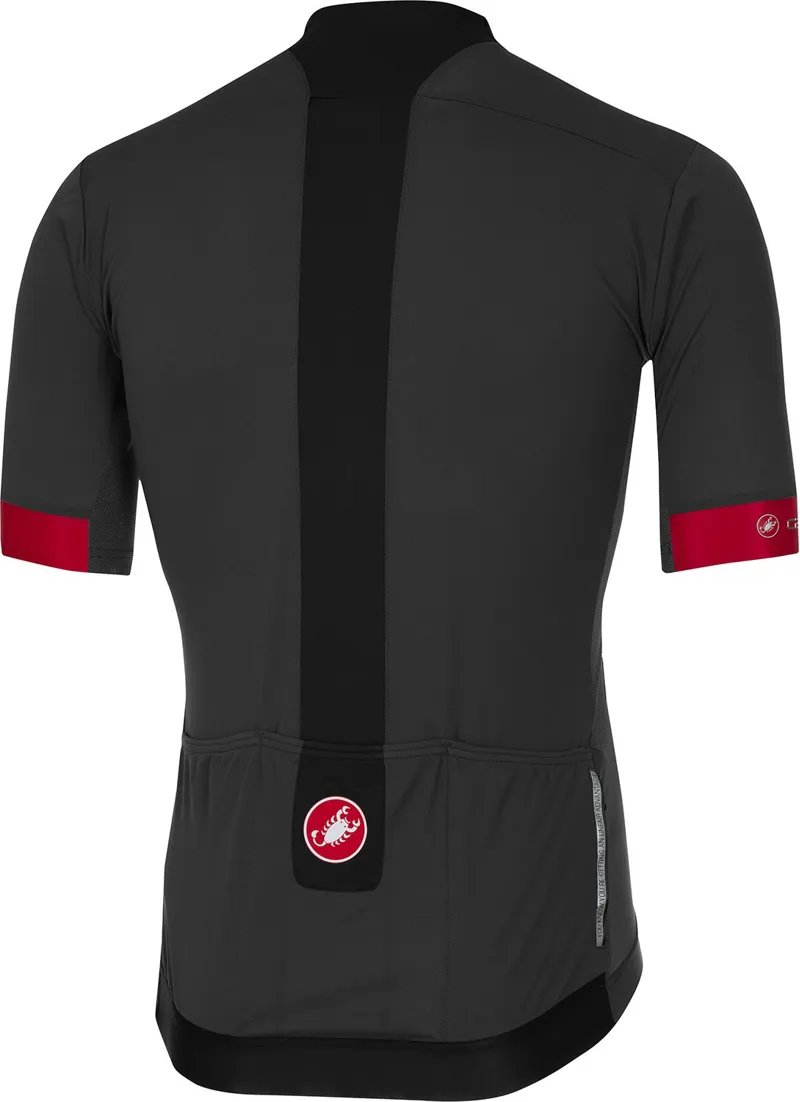 Castelli Forza Pro Mens Short Sleeve Cycling Jersey - Black-1