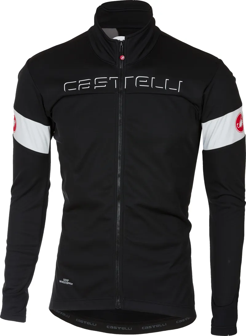 Castelli Mens Transition Jacket - Black/White