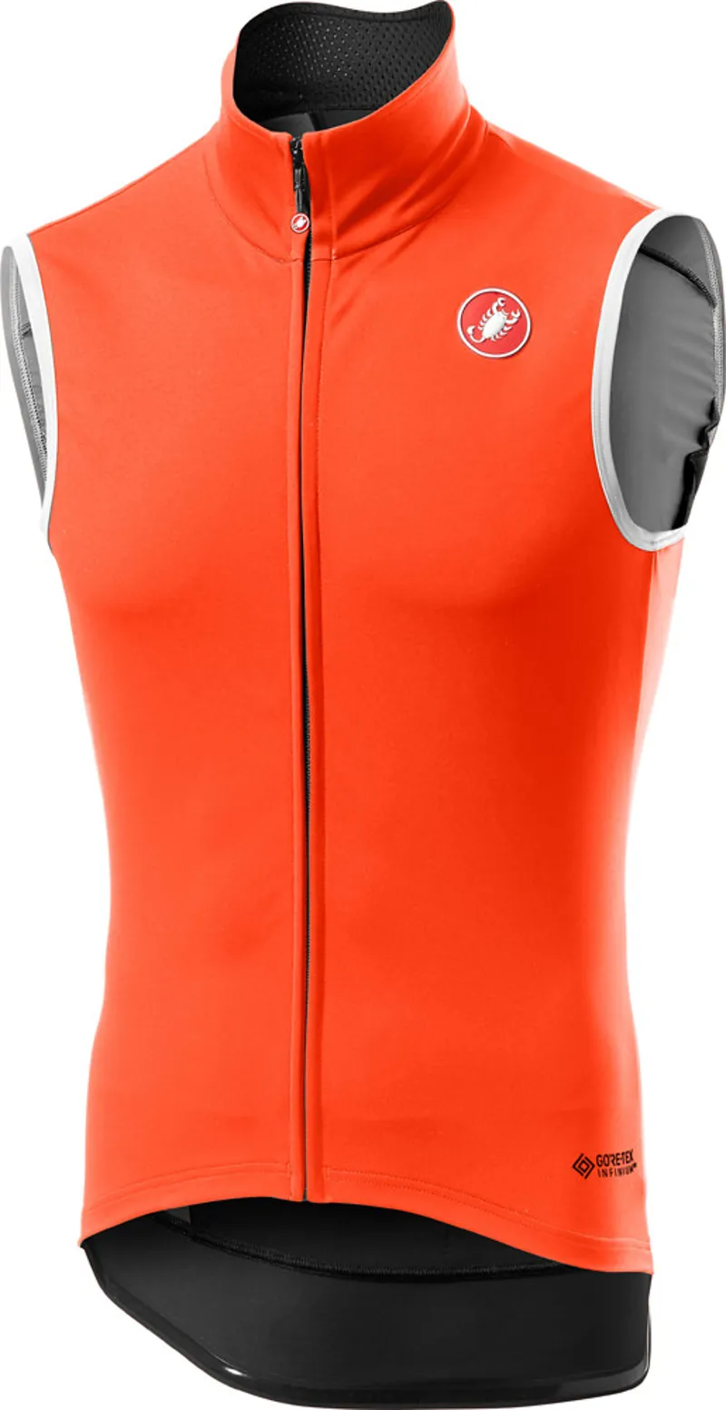 Castelli Perfetto RoS Mens Cycling Vest - Orange