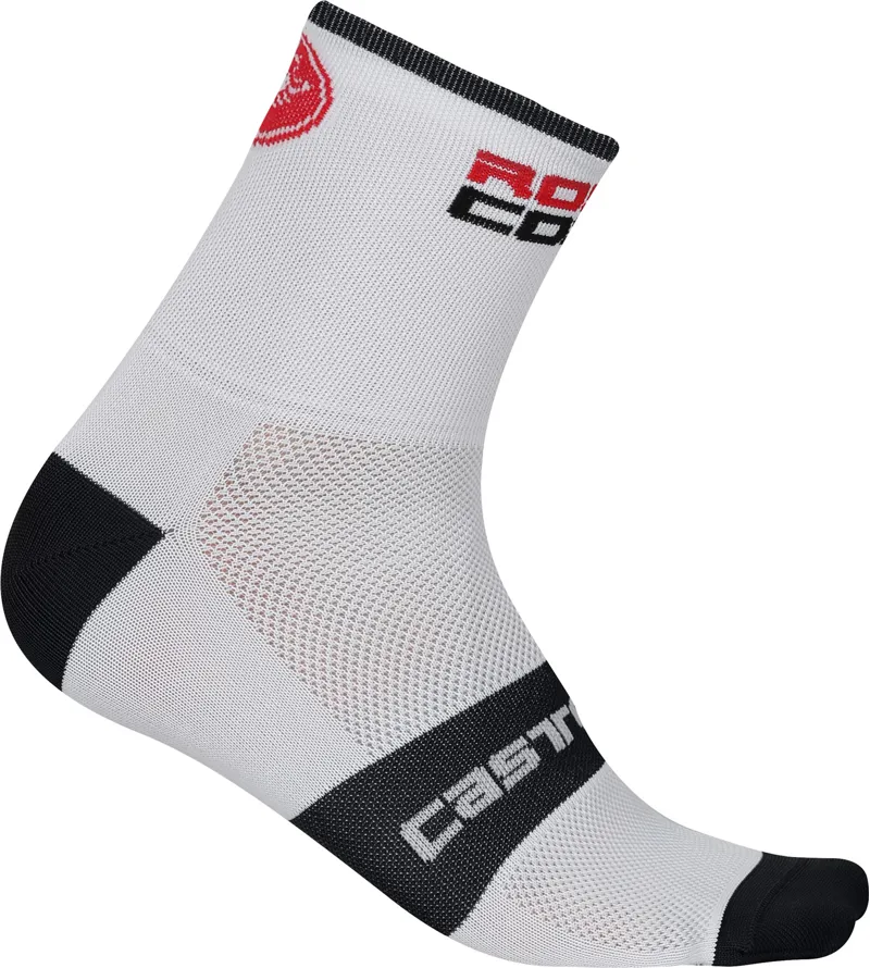 Castelli Rosso Corsa 6 Socks - White