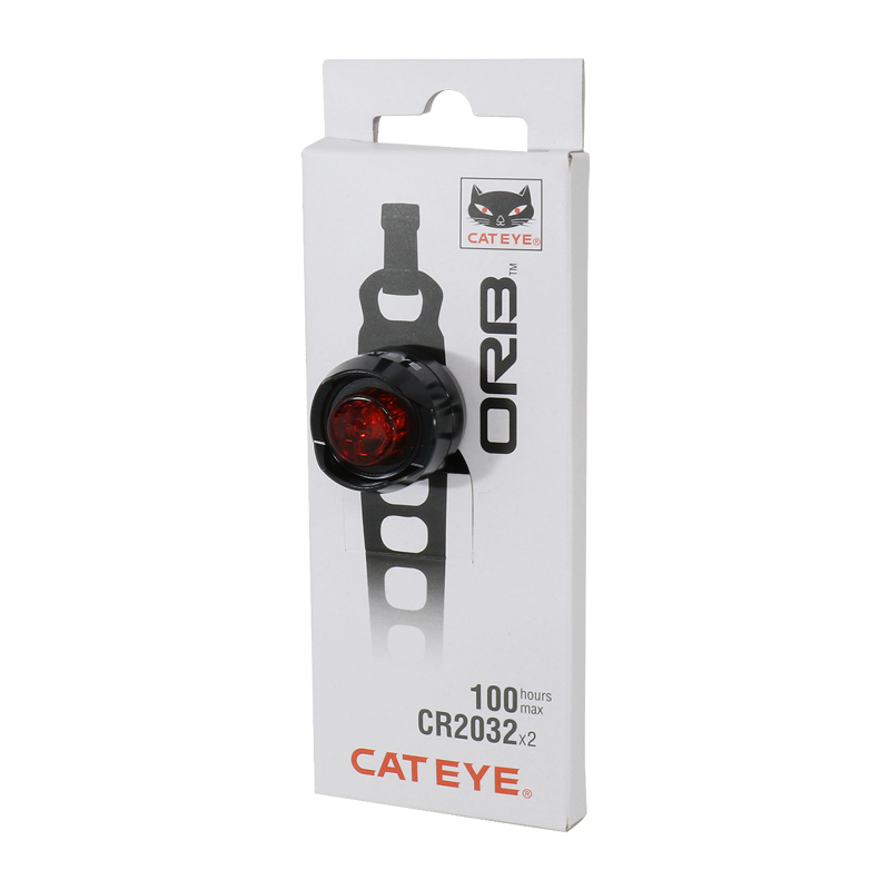 Cateye Orb Rechargeable Rear Light - Polished Black-4