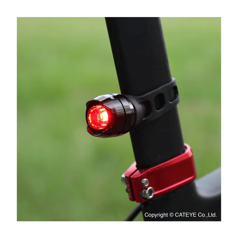Cateye Orb Rechargeable Rear Light - Polished Black-5