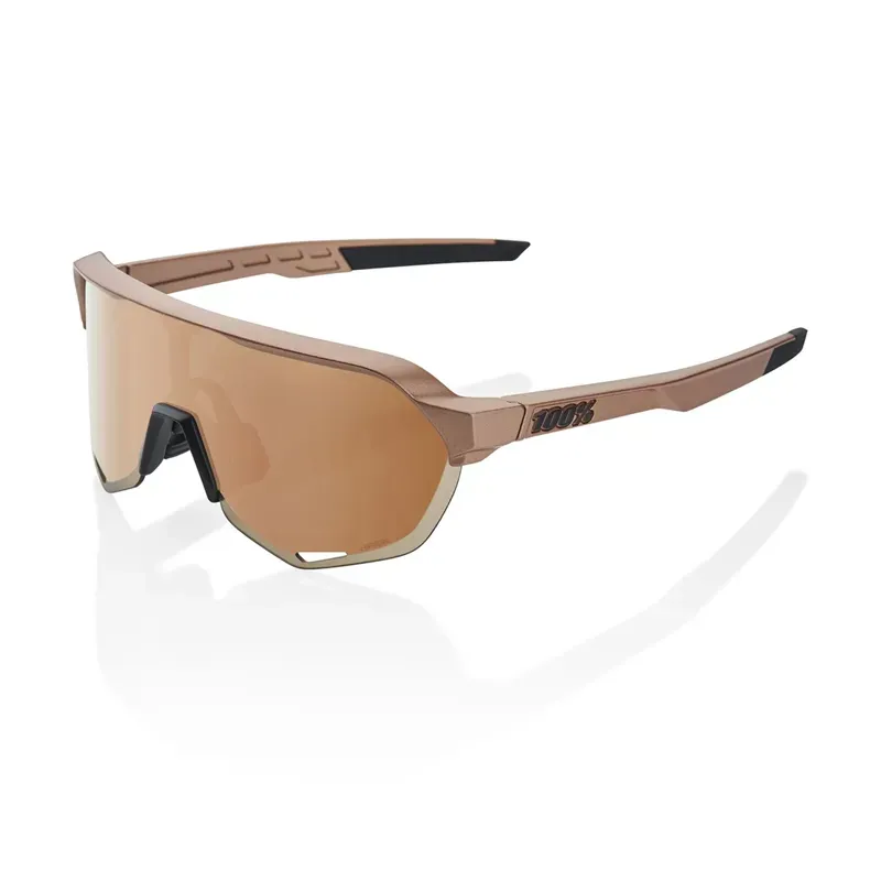 100% S2 Cycling Sunglasses - Matte Copper Chromium/HiPER Copper Mirror