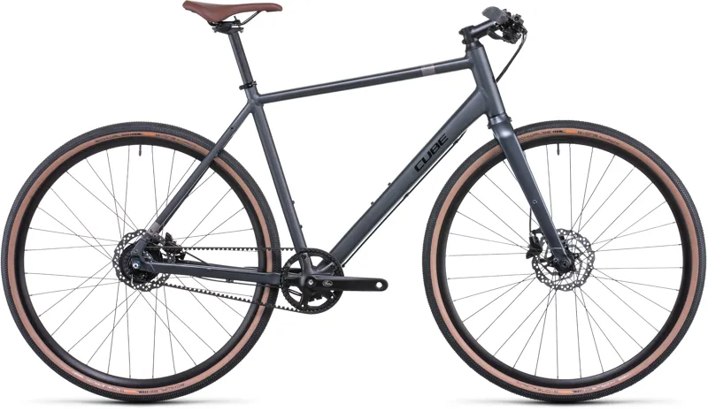 2022 Cube Hyde Race Hybrid Bike - Iridium/Black
