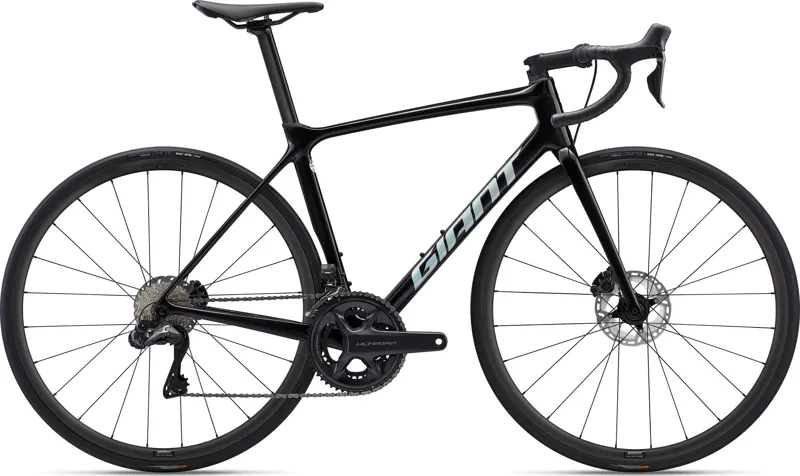 2022 Giant TCR Advanced Disc 0 Mens Road Bike - Gloss Carbon Smoke/Unicorn White
