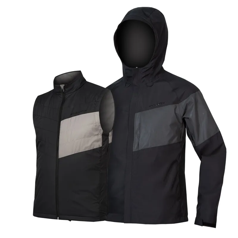 Endura Urban Luminite 3 in 1 II Mens Jacket - Black
