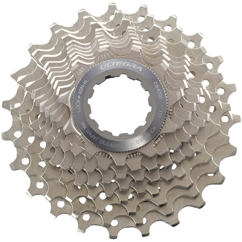 Shimano CS-6700 Ultegra 10-Speed Cassette - Silver