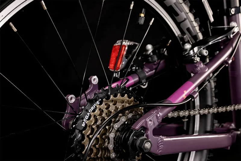 2021 Cube Acid 200 Allroad Kids Mountain Bike - Purple/Orange-4