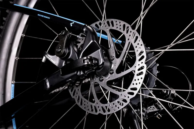 2022 Cube Aim Hardtail Mountain Bike - Black/Blue-4