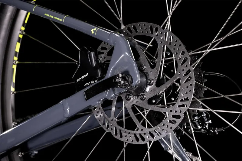 Cube Aim Pro Hardtail Mountain Bike - Grey/Flash Yellow-4