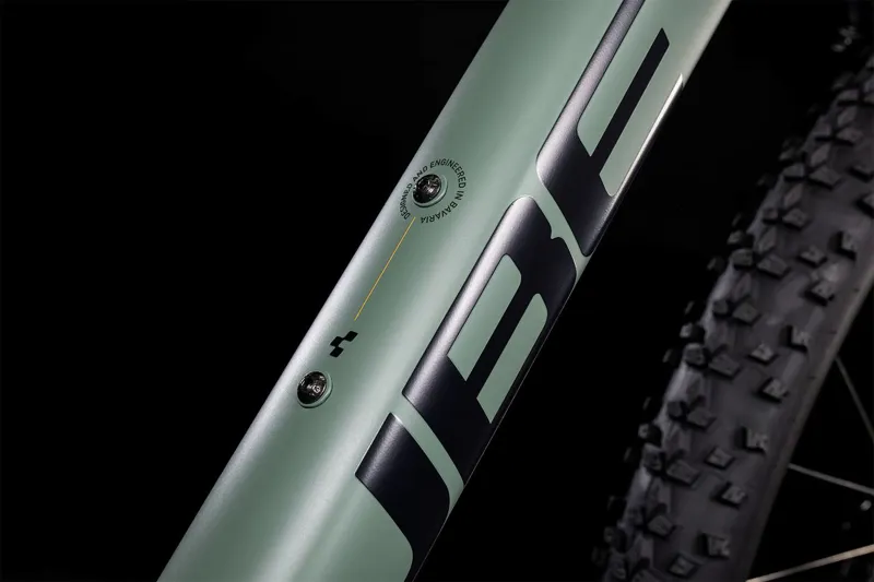 2022 Cube Aim Pro Hardtail Mountain Bike - Olive/Orange-2