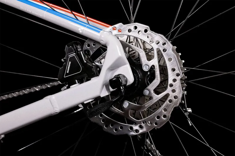 2022 Cube Aim SL Hardtail Mountain Bike - Prisma Grey/Blue/Red-4