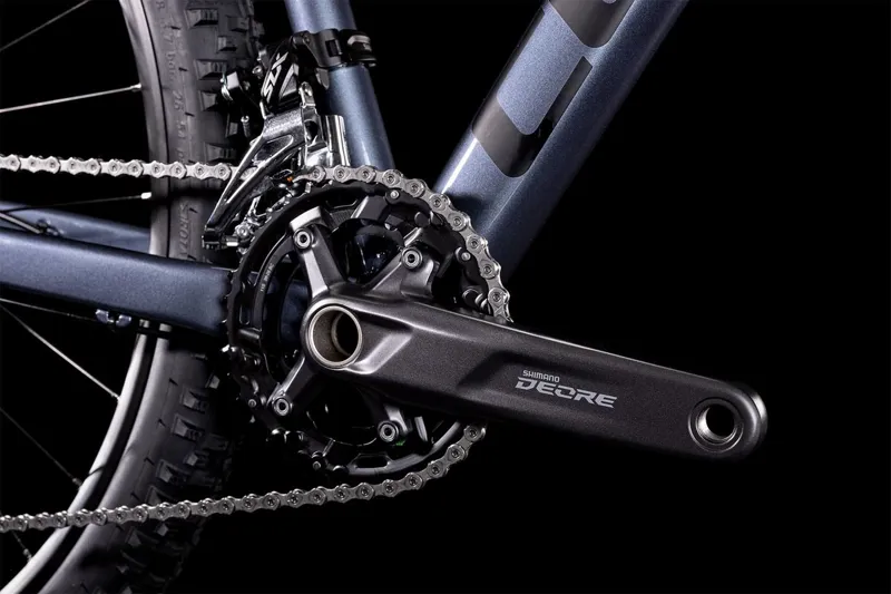 2022 Cube Attention Hardtail Mountain Bike - Indigo Black/Black-3