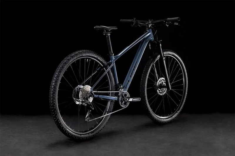2022 Cube Attention Hardtail Mountain Bike - Indigo Black/Black-1