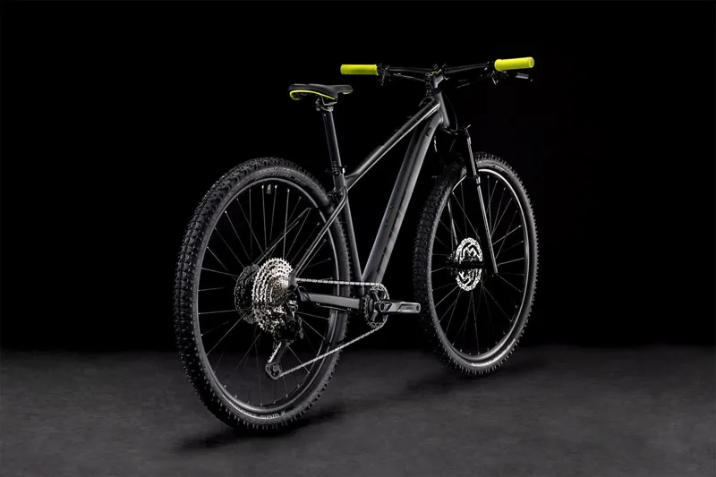 2022 Cube Attention SL Hardtail Mountain Bike Grey Lime