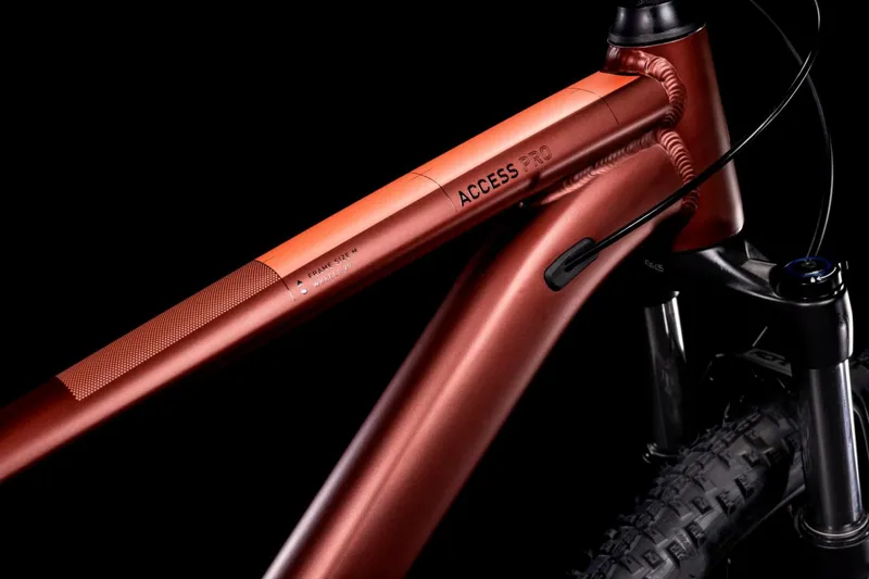 2022 Cube Access WS Pro Womens Hardtail Mountain Bike - Ruby Metal/Pink-1