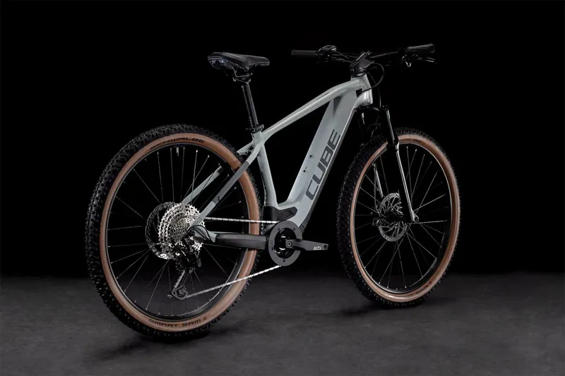 2022 Cube Reaction Hybrid Race 625 Electric Mountain Bike - Lunar/Grey-6