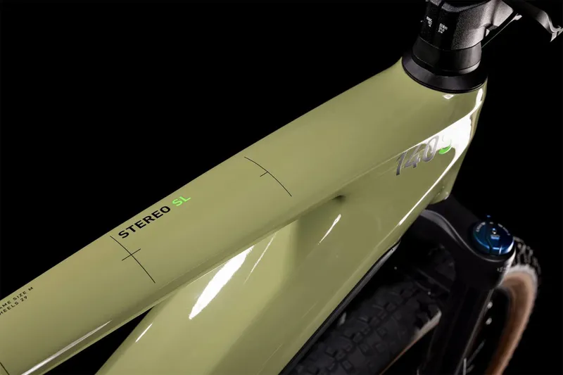 2022 Cube Stereo Hybrid 140 HPC SL 750 29 Electric Mountain Bike - Green/Flash Green-1