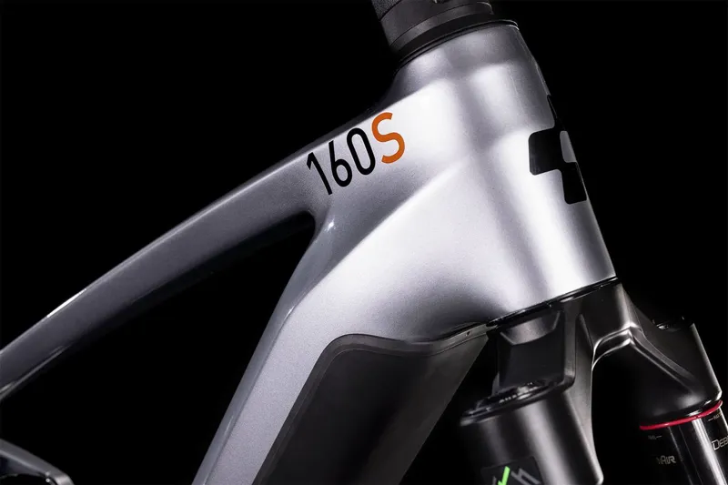 2023 Cube Stereo Hybrid 160 HPC SL 750 27.5 Electric Mountain Bike - Silver-4