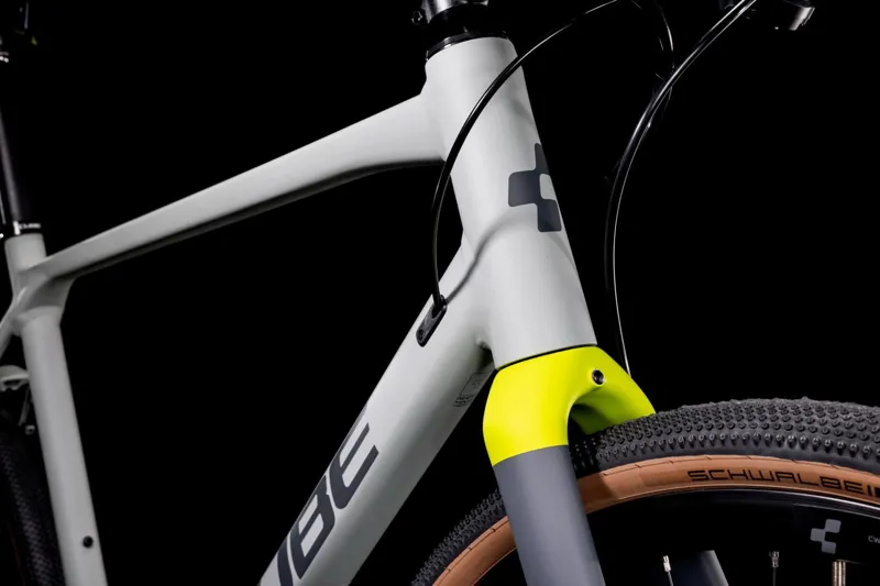 2022 Cube SL Road Pro Road Bike - Lunar/Green-5