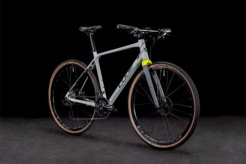 2022 Cube SL Road Pro Road Bike - Lunar/Green-1