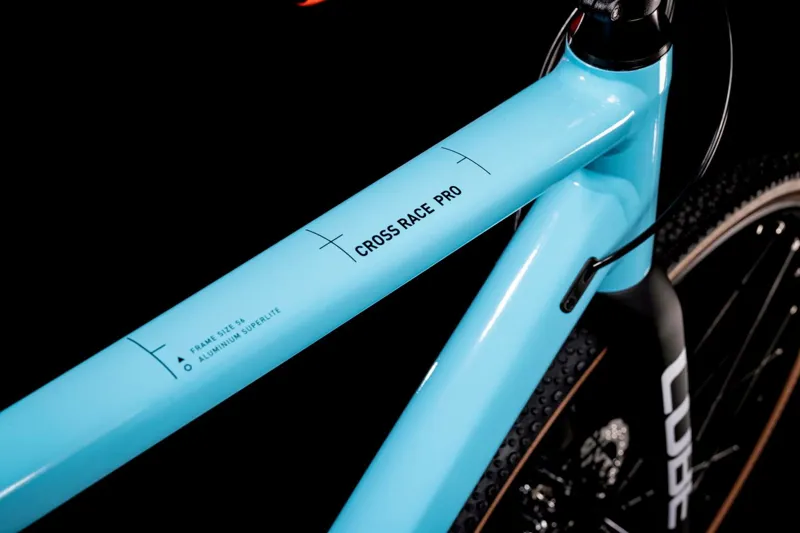 2022 Cube Cross Race Pro Cyclocross Bike - Blue/Black-2