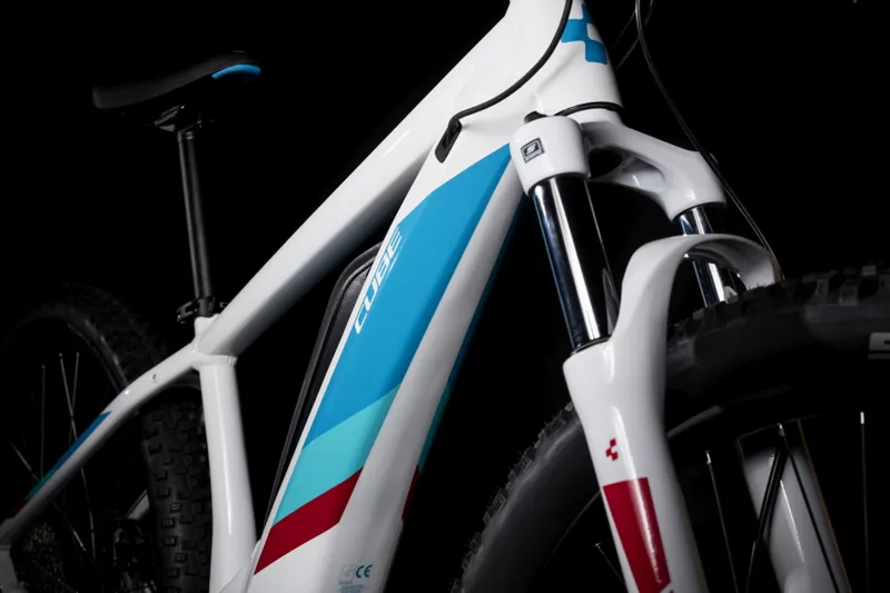 2019 Cube Access Hybrid Pro 400 Womens Electric Mountain Bike - White-2