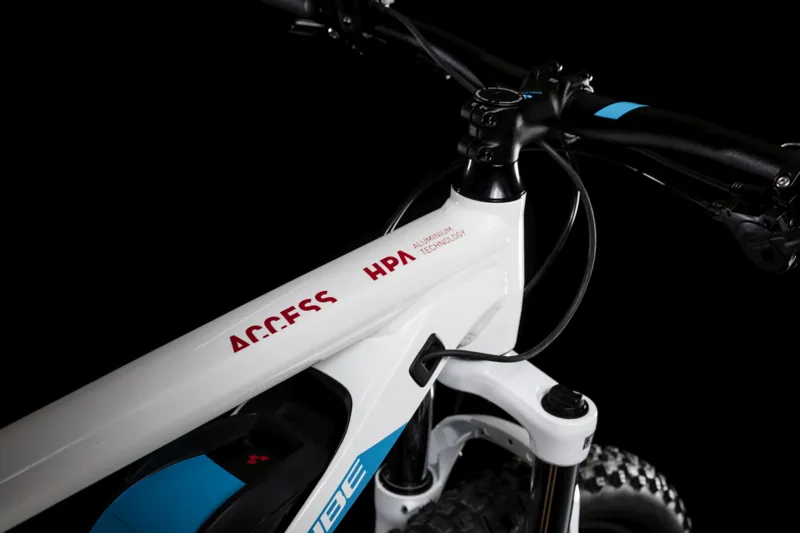 2019 Cube Access Hybrid Pro 500 Womens Electric Mountain Bike - White-4