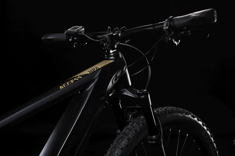 2019 Cube Access Hybrid SL 500 Womens E-Bike - Grey/Gold-1