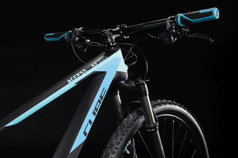 2019 Cube Access Ws C:62 Pro Womens Mountain Bike - Carbon/Aqua-3