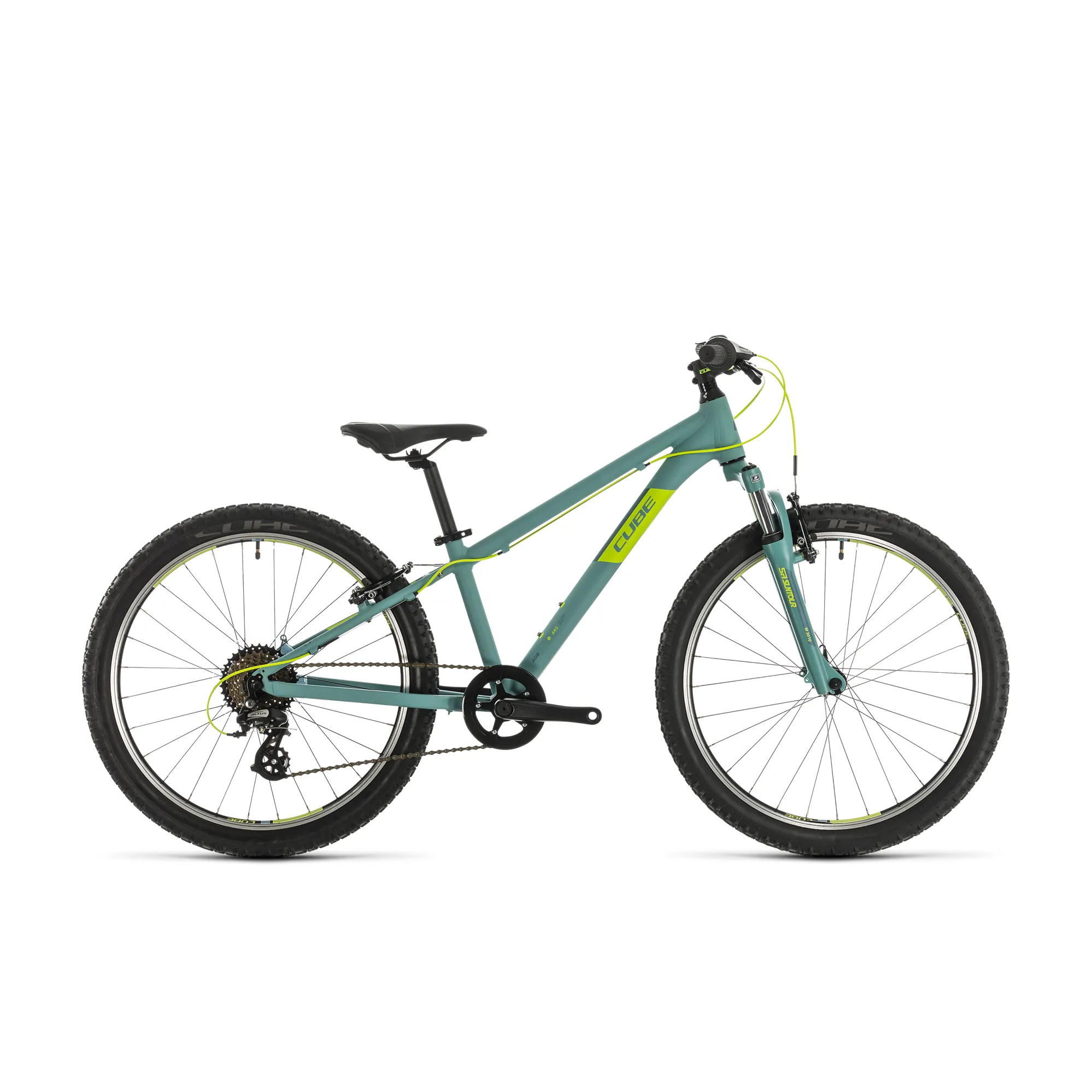 Green kids mountain bike hotsell