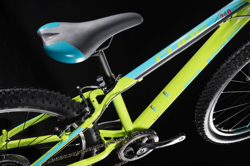 2019 Cube Acid 240 Kids Mountain Bike - Green/Blue/Grey-2