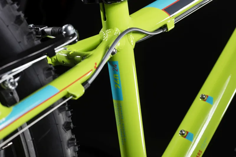 2019 Cube Acid 240 Kids Mountain Bike - Green/Blue/Grey-3