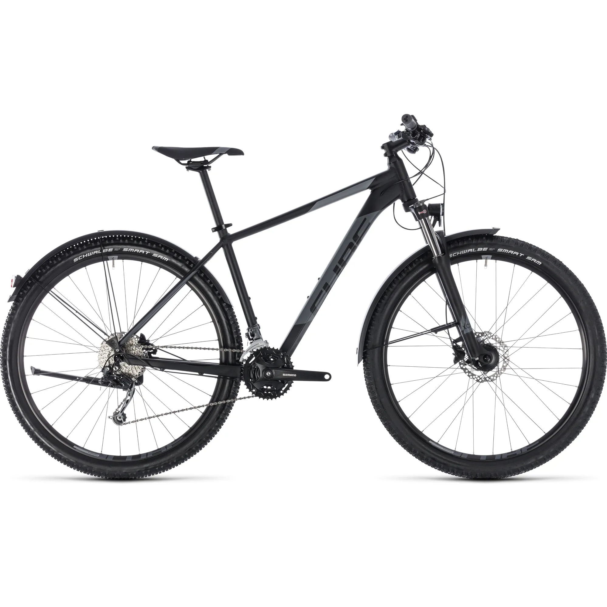 2018 Cube Aim SL Allroad Hardtail Mountain Bike Black Grey