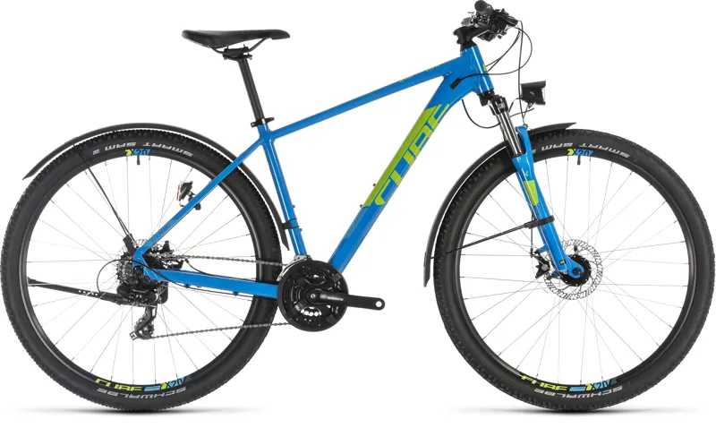 2019 Cube Aim Allroad Mens Hardtail Mountain Bike - Blue/Green