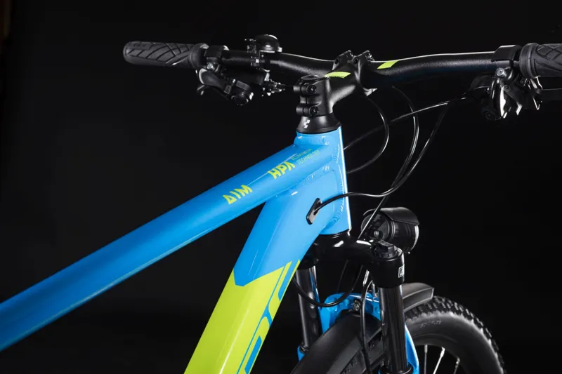 2019 Cube Aim Allroad Mens Hardtail Mountain Bike - Blue/Green-3