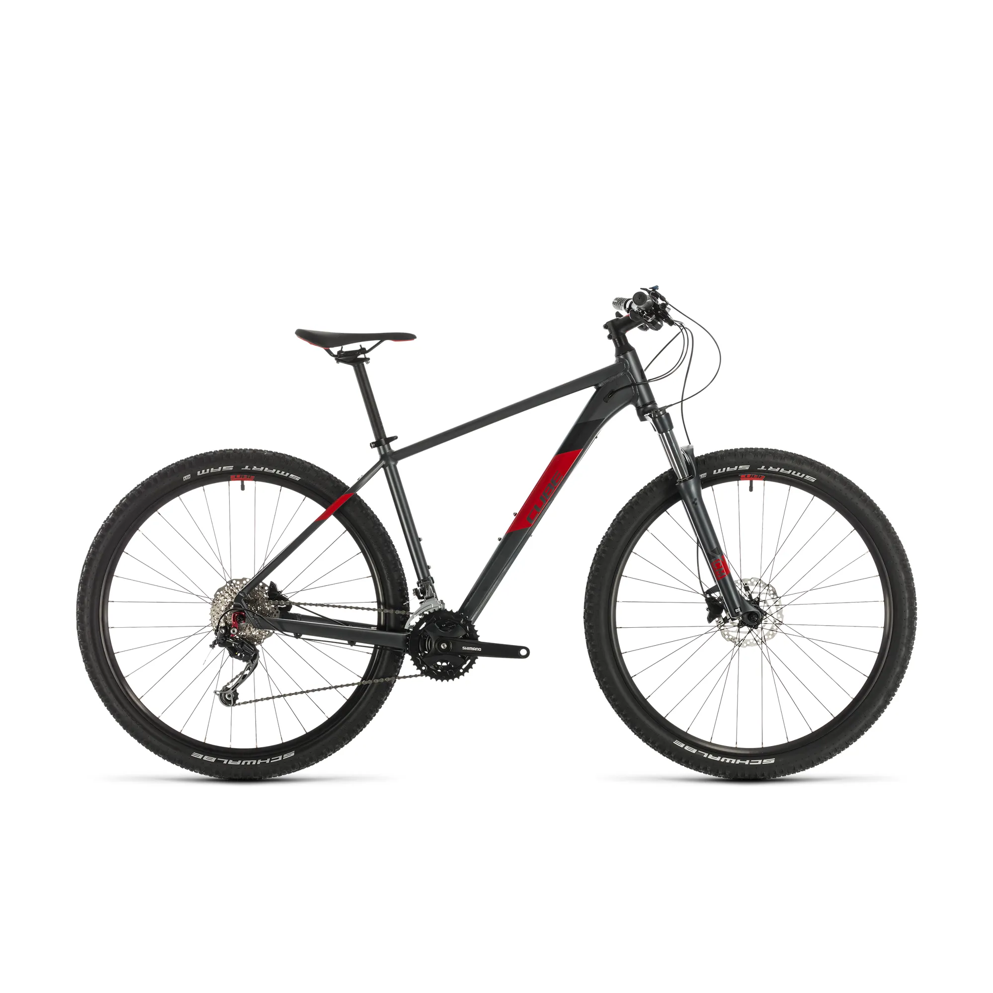 2020 Cube Aim SL Hardtail Mountain Bike Iridium Red